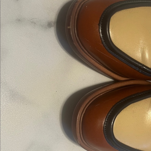 Franco Sarto Tan and Black Loafers - Picture 2 of 4